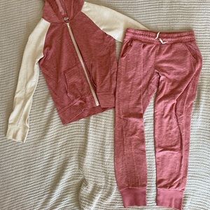 Girls Jogger and Hoodie Set